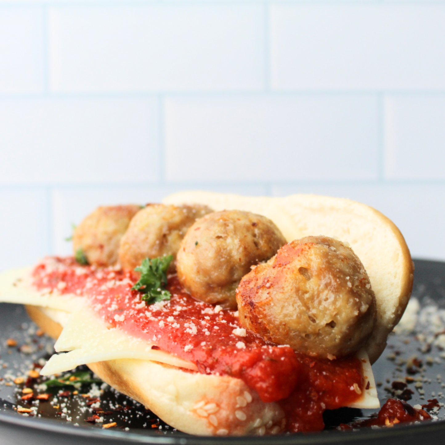 Smoked Gouda Turkey Meatballs - Gluten Free