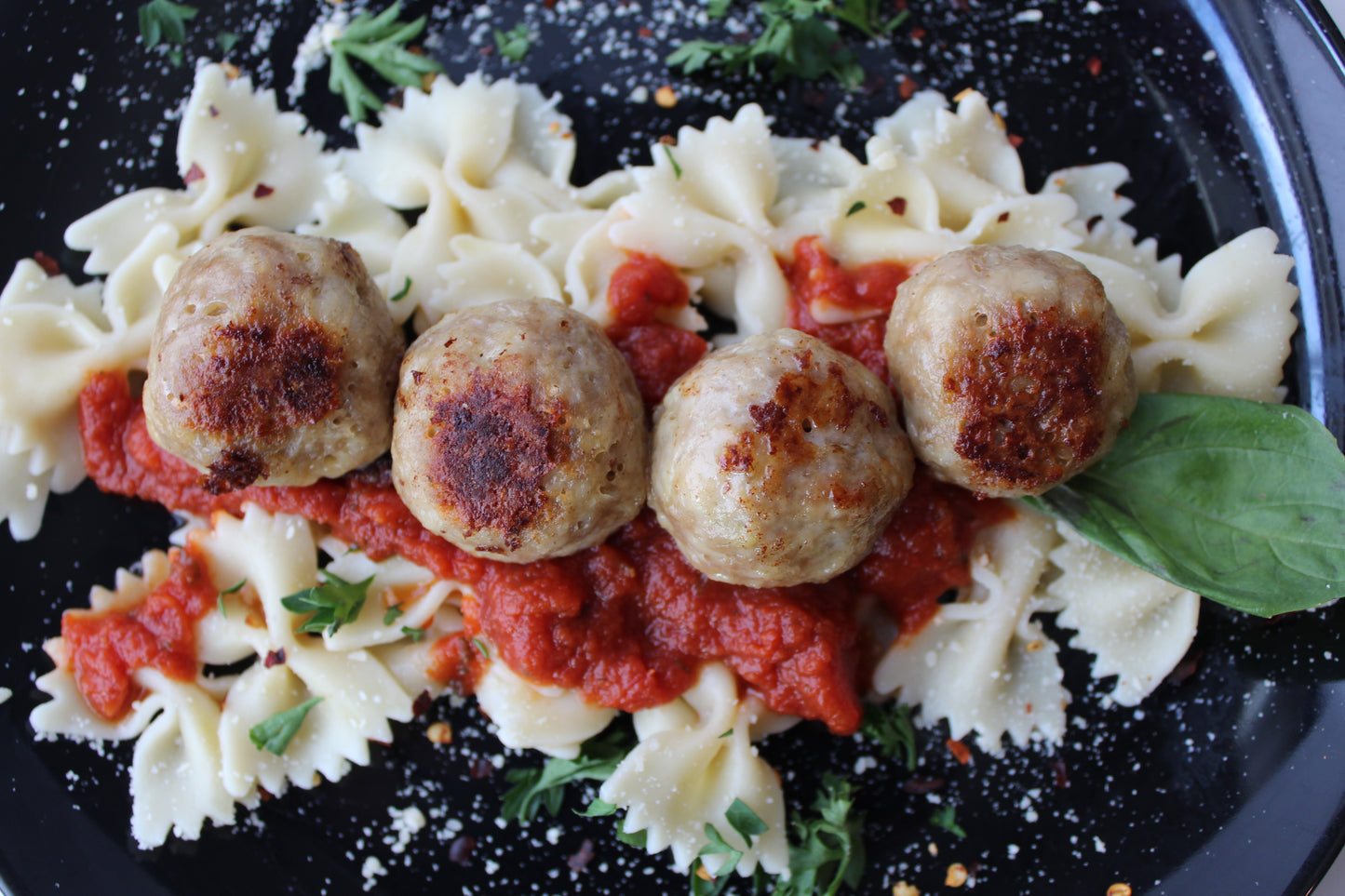 Smoked Gouda Turkey Meatballs - Gluten Free
