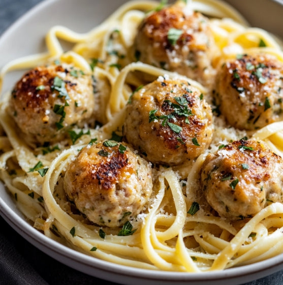Chicken Piccata Meatballs - Gluten Free