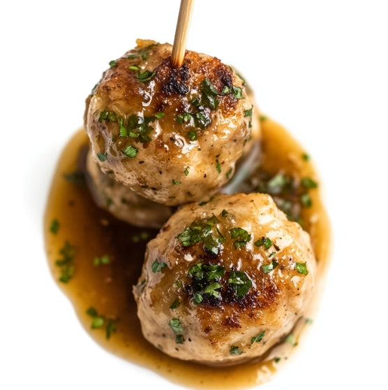 Chicken Piccata Meatballs - Gluten Free