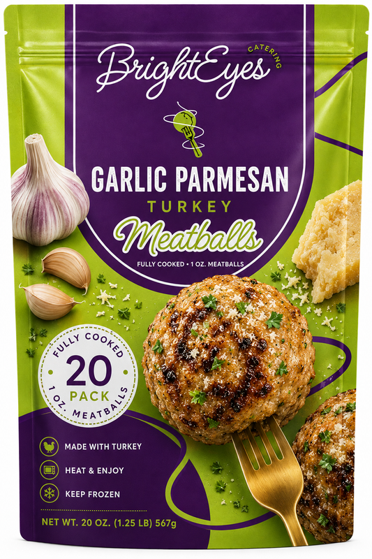 Garlic Parmesan Turkey Meatballs