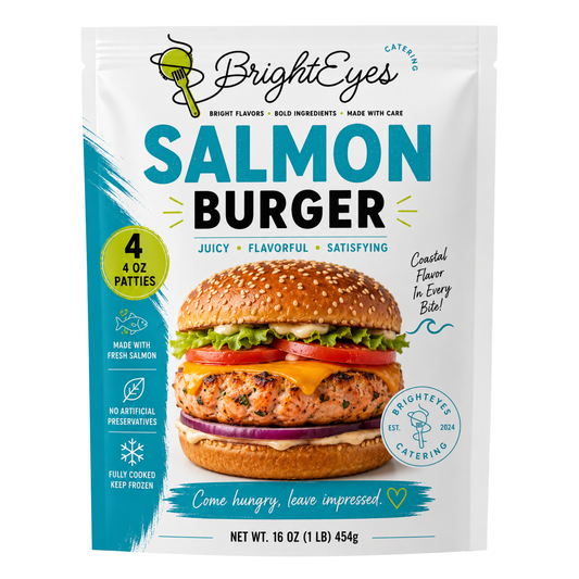 Gourmet Salmon Burgers