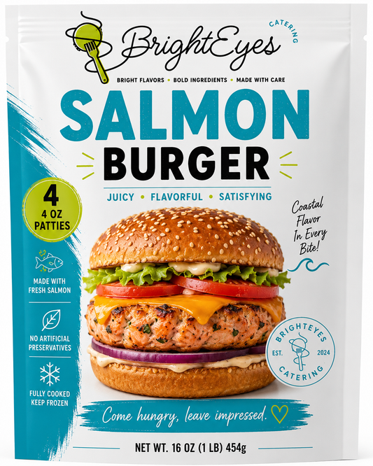 Gourmet Salmon Burgers