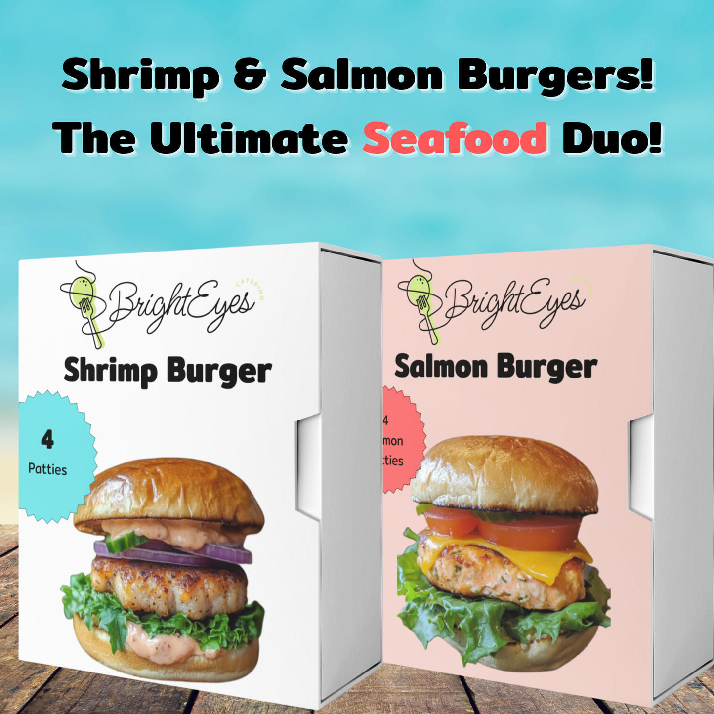 BrightEyes Seafood Gourmet Patty Pack