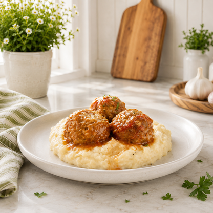 Smoked Gouda Turkey Meatballs